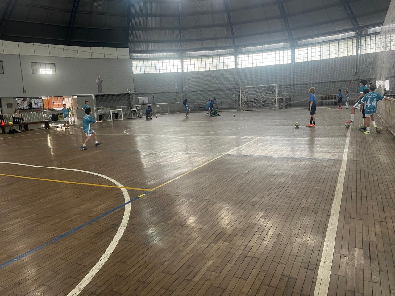Treino da Craque de Bola visto de forma ampla